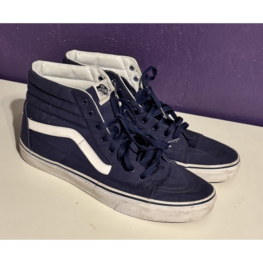 Vans Sk8-Hi MLB New York Yankees Men's 12 Shoes Baseball Excellent Rare - Picture 2 of 6